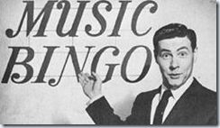 Music Bingo Game Show with Johnny Gilbert.