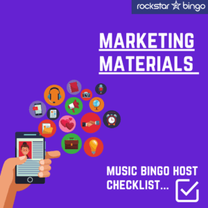 Marketing for music bingo events