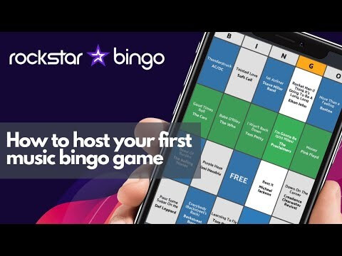 Host to host your first music bingo game