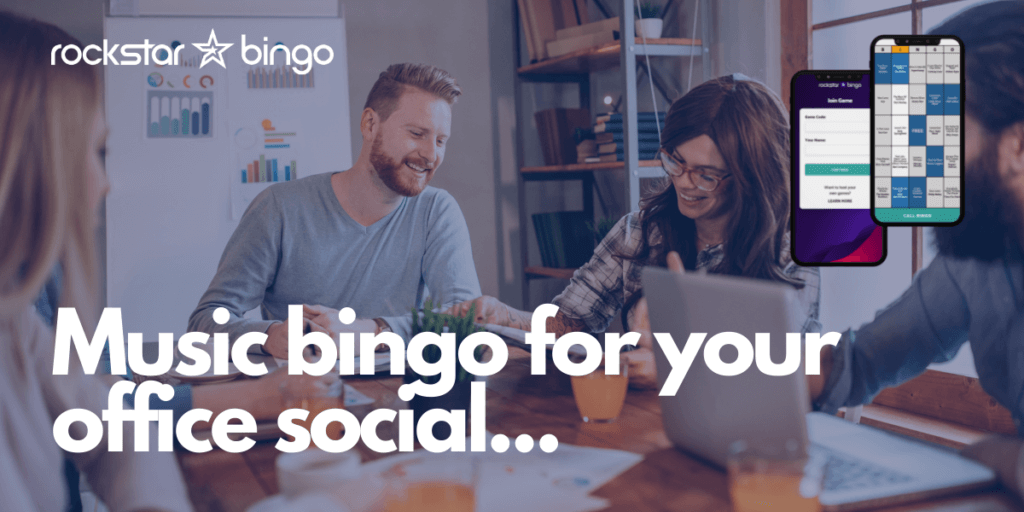 Music bingo is a great game for your office! 