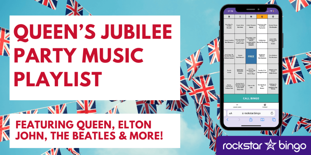 The Best Queen’s Jubilee Party Playlist for a Jubilee Music Bingo Game 