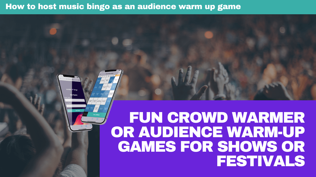 Fun Crowd Warmer or Audience Warm Up Games for Shows or Festivals